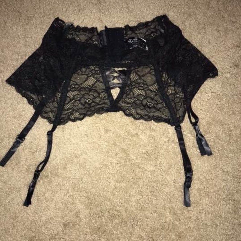 black garter belt